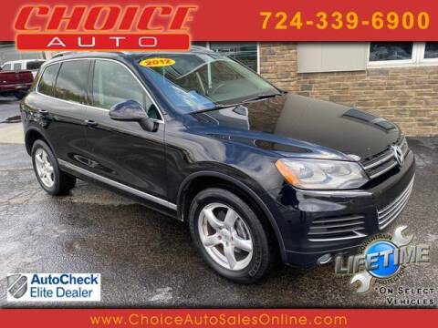 2012 Volkswagen Touareg for sale at CHOICE AUTO SALES in Murrysville PA