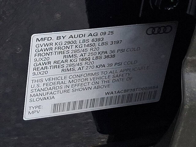 2026 Audi Q7 quattro Premium 45 TFSI