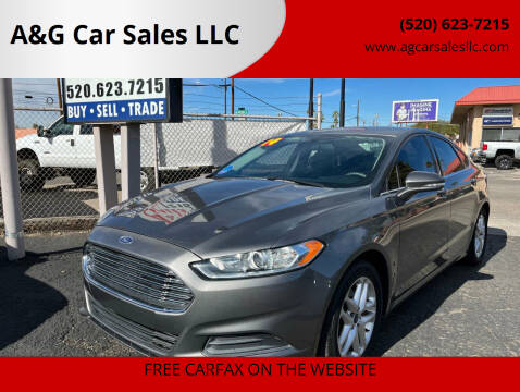 2014 Ford Fusion for sale at A&G Car Sales  LLC in Tucson AZ