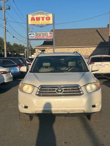 2010 Toyota Highlander for sale at Best Value Auto Inc. in Springfield MA