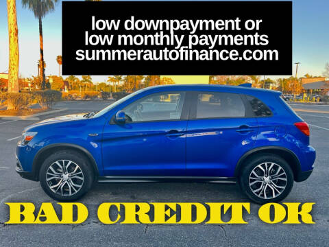 2018 Mitsubishi Outlander Sport for sale at SUMMER AUTO FINANCE in Costa Mesa CA