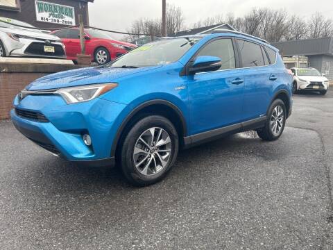 2018 Toyota RAV4 Hybrid for sale at WORKMAN AUTO INC in Bellefonte PA