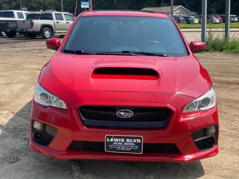 2015 Subaru WRX for sale at Lewis Blvd Auto Sales in Sioux City IA