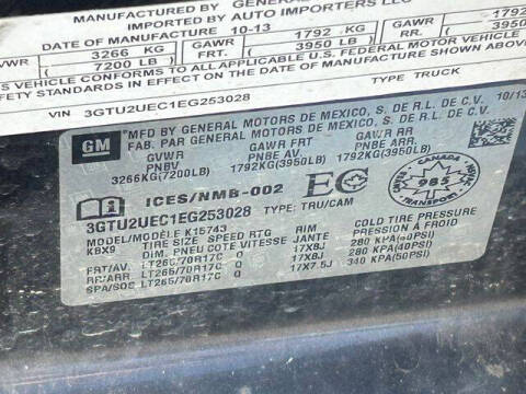 2014 GMC Sierra 1500