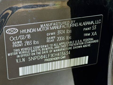 2019 Hyundai Elantra