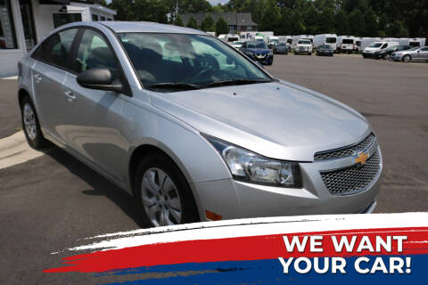 2013 Chevrolet Cruze for sale at NORTH HILLS MOTORS in Raleigh NC