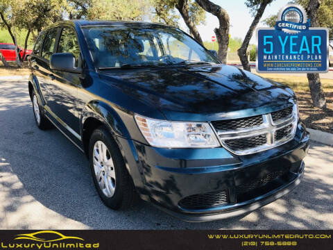 2014 Dodge Journey for sale at LUXURY UNLIMITED AUTO SALES in San Antonio TX