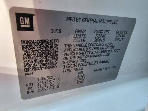 2020 Chevrolet Silverado 1500 Work Truck