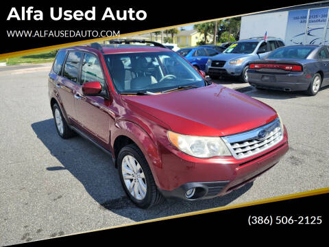 2012 Subaru Forester for sale at Alfa Used Auto in Holly Hill FL