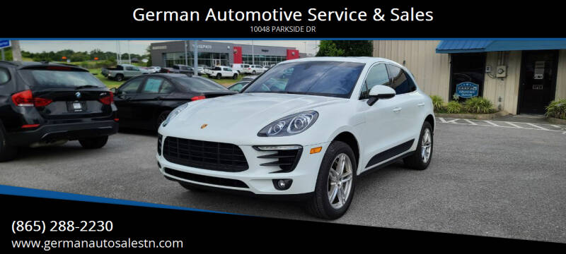 2016 Porsche Macan for sale at German Automotive Service & Sales in Knoxville TN