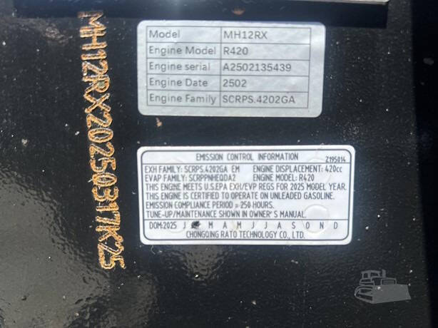 2025 AGROTK MH12RX