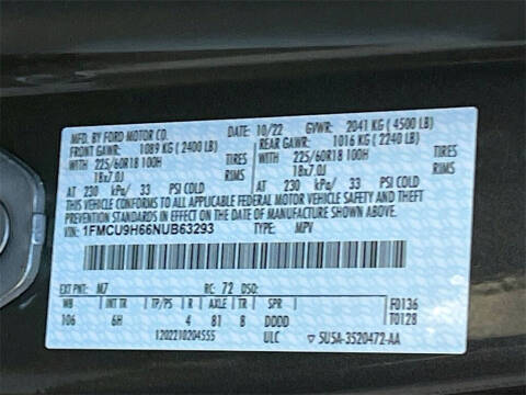 2022 Ford Escape SEL