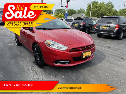 2013 Dodge Dart for sale at COMPTON MOTORS LLC in Sturtevant WI