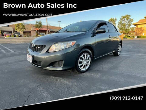 2010 Toyota Corolla for sale at Brown Auto Sales Inc in Upland CA
