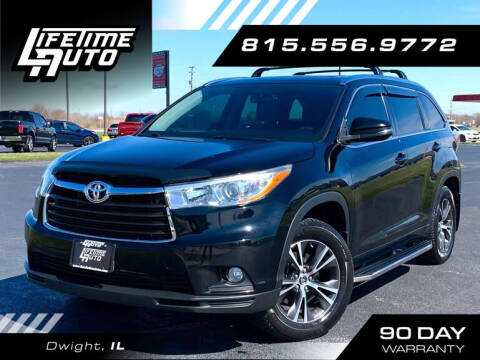 2016 Toyota Highlander for sale at Lifetime Auto in Dwight IL