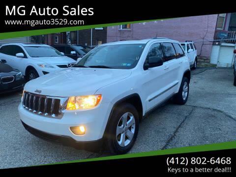 2012 Jeep Grand Cherokee for sale at MG Auto Sales in Pittsburgh PA