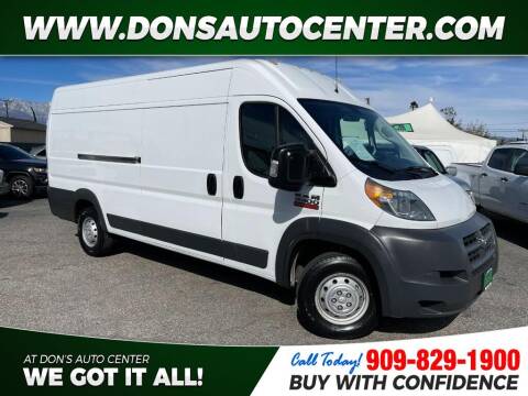 2018 RAM ProMaster Cargo for sale at Dons Auto Center in Fontana CA