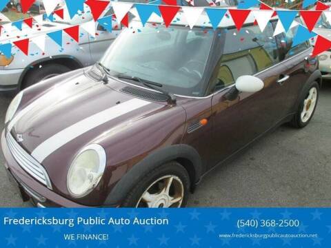 2003 MINI Cooper for sale at FPAA in Fredericksburg VA