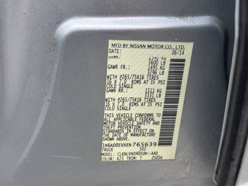 2014 Nissan Frontier