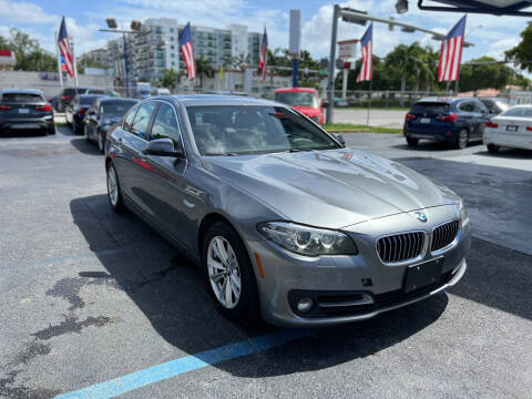 2015 BMW 5 Series for sale at THE SHOWROOM in Miami FL