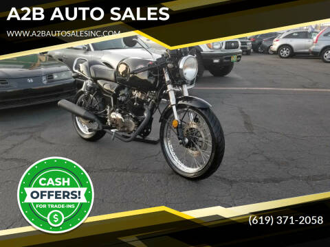 2012 CLEVELAND CYCLEWEWRKS THA CAFE RACER for sale at A2B AUTO SALES in Chula Vista CA