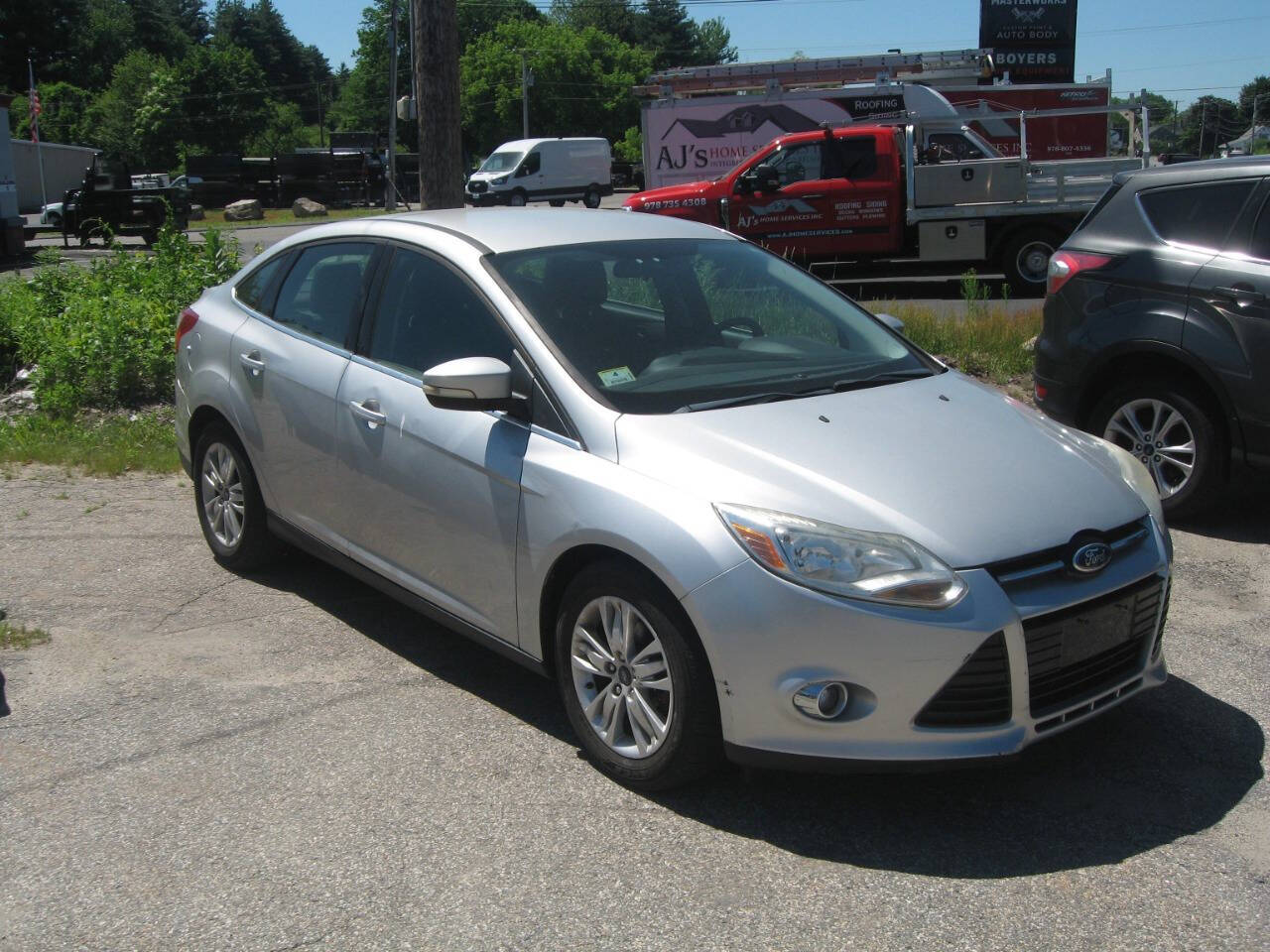 Silver 2012 Ford Focus SEL SEL 4dr Sedan 1