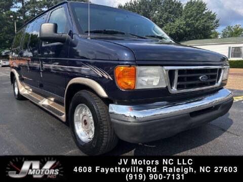 2003 Ford E-Series for sale at JV Motors NC LLC in Raleigh NC