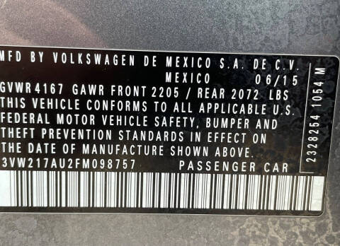 2015 Volkswagen Golf TSI SEL