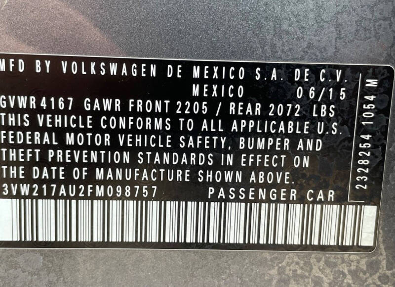 2015 Volkswagen Golf TSI SEL