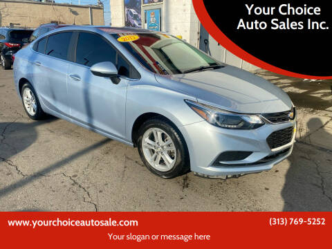2017 Chevrolet Cruze for sale at Your Choice Auto Sales Inc. in Dearborn MI