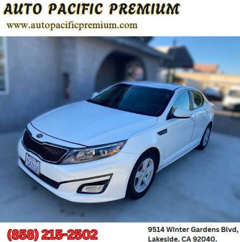 2015 Kia Optima for sale at Auto Pacific Premium in Lakeside, CA