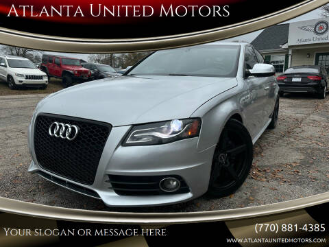 2012 Audi S4 for sale at Atlanta United Motors in Jefferson GA