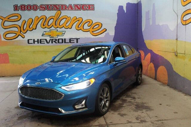 Used 2020 Ford Fusion Titanium with VIN 3FA6P0RU6LR100240 for sale in Grand Ledge, MI