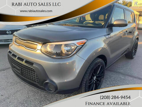 2015 Kia Soul for sale at RABI AUTO SALES LLC in Garden City ID
