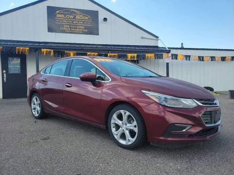 2016 Chevrolet Cruze for sale at BELOW BOOK AUTO SALES in Idaho Falls ID