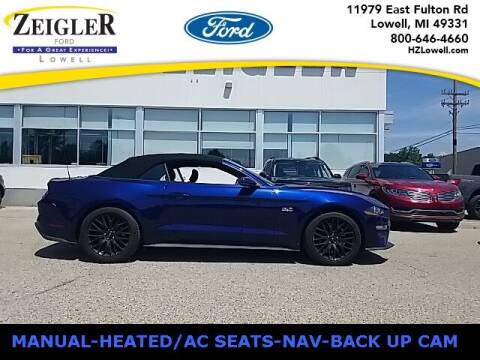 2019 Ford Mustang for sale at Zeigler Ford of Plainwell- Jeff Bishop in Plainwell MI
