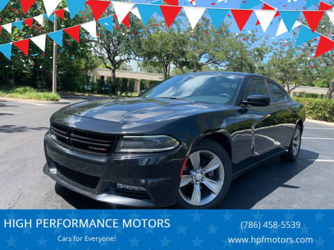 2017 Dodge Charger for sale at HIGH PERFORMANCE MOTORS in Hollywood FL