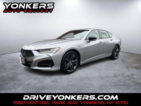 2021 Acura TLX for sale at SILVERLINE AUTO GROUP in Queens NY