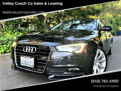 2013 Audi A5 for sale at Valley Coach Co Sales & Leasing in Van Nuys CA