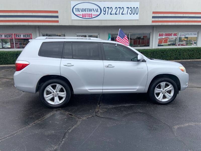 2010 Toyota Highlander for sale at Traditional Autos in Dallas TX