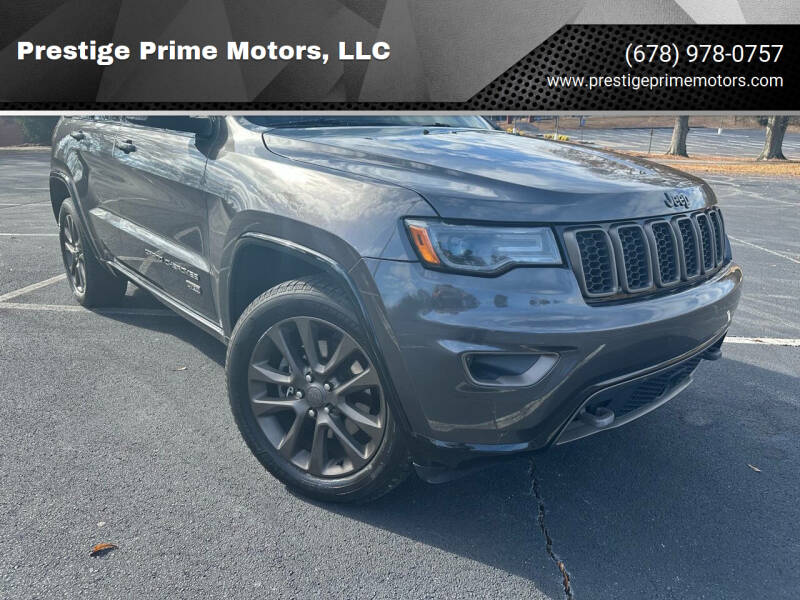 2016 Jeep Grand Cherokee for sale at Prestige Prime Motors, LLC in Buford GA