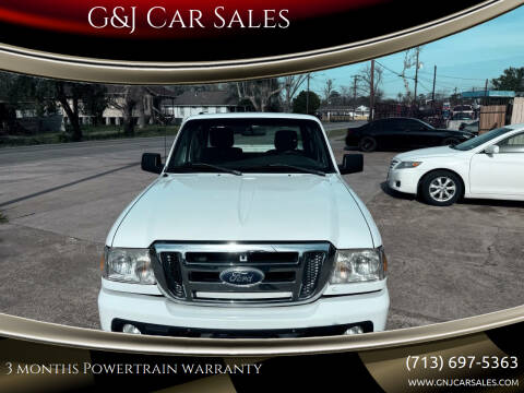 2010 Ford Ranger for sale at G&J Car Sales in Houston TX