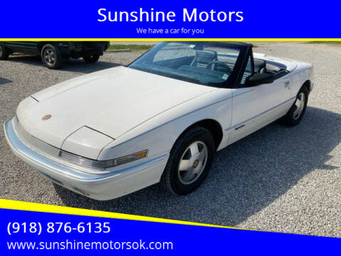 1990 Buick Reatta for sale at Sunshine Motors in Bartlesville OK