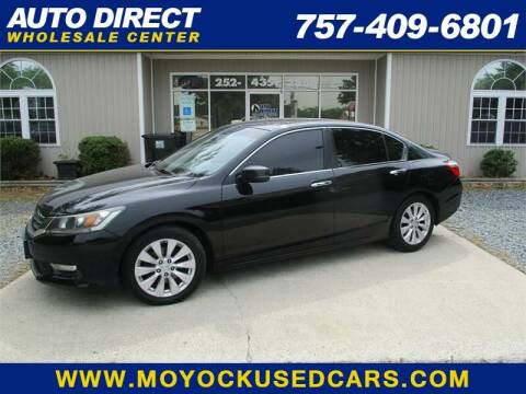 2013 Honda Accord for sale at Auto Direct Wholesale Center in Moyock NC
