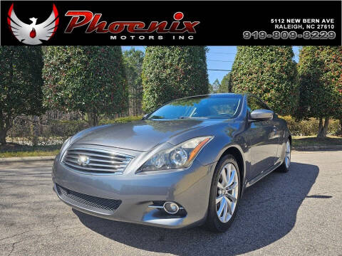 2014 Infiniti Q60 Coupe for sale at Phoenix Motors Inc in Raleigh NC