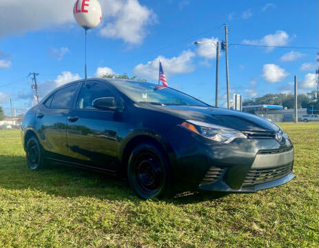 2016 Toyota Corolla for sale at Cars N Trucks in Hollywood FL