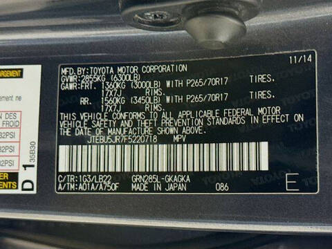 2015 Toyota 4Runner SR5