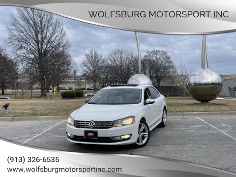 2012 Volkswagen Passat for sale at WOLFSBURG MOTORSPORT INC in Shawnee KS