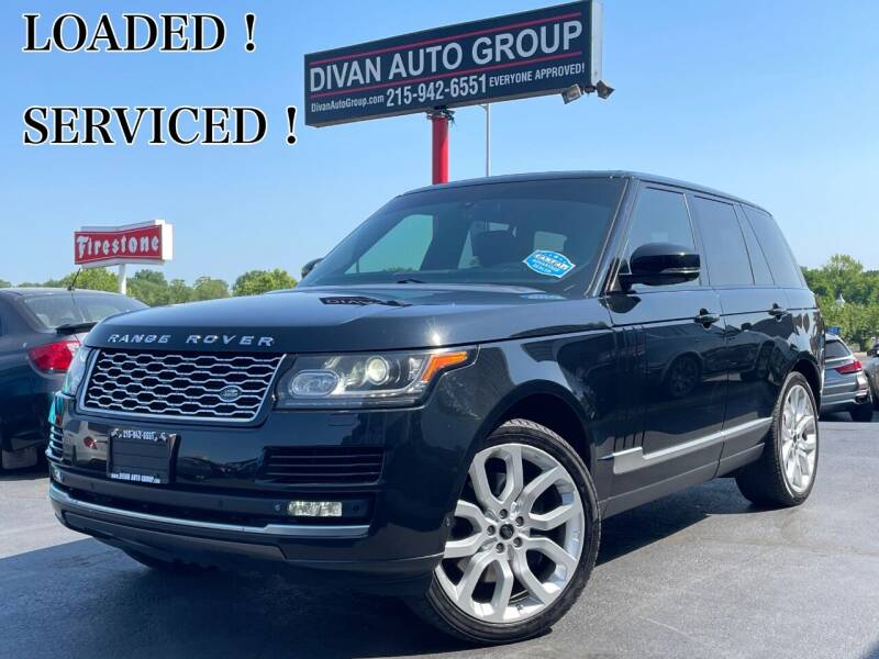 2013 Land Rover Range Rover for sale at Divan Auto Group in Feasterville Trevose PA