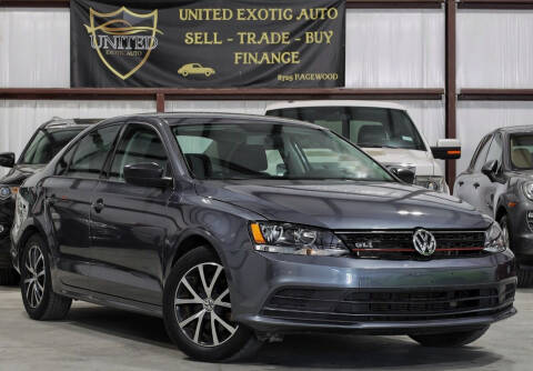 2016 Volkswagen Jetta for sale at United Exotic Auto in Houston TX